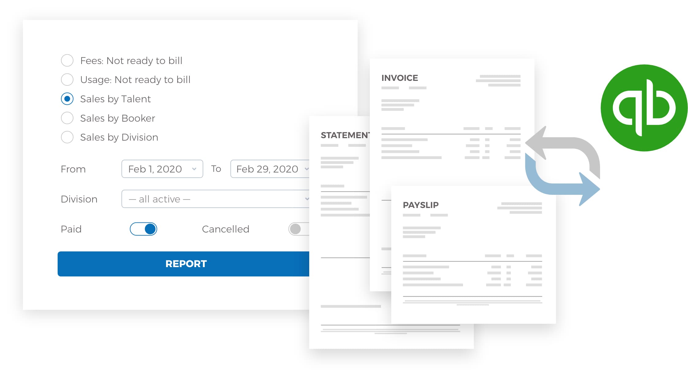 Portfoliopad invoicing, financial reports and talent statements manages your agency accounts